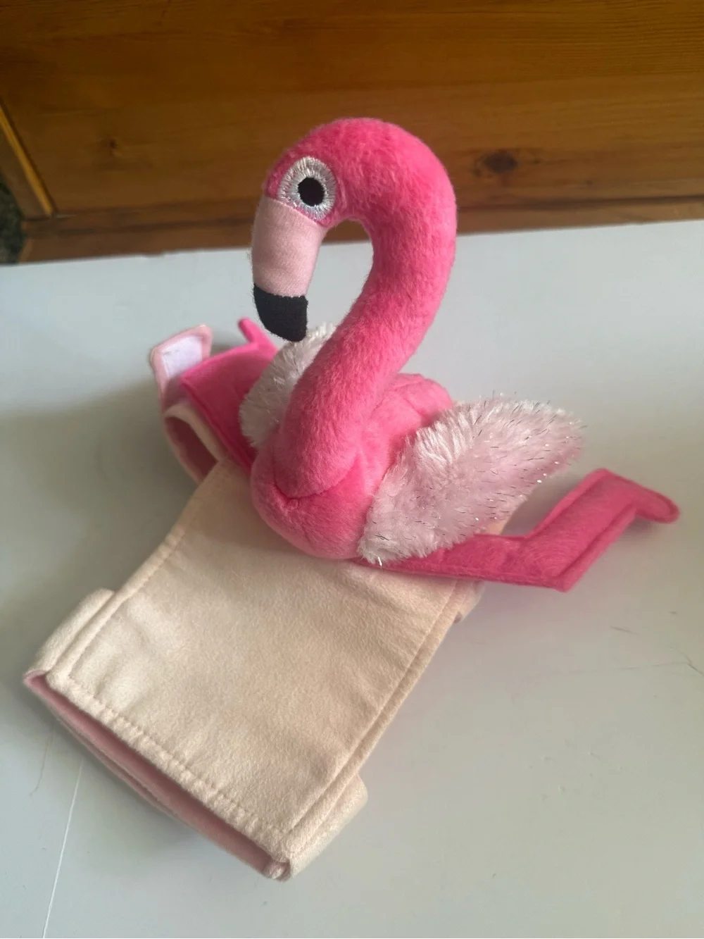 flamingo dog costume